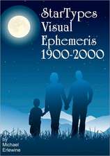 Startypes Visual Ephemeris: 1900-2000