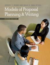 Models of Proposal Planning & Writing