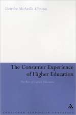 The Consumer Experience of Higher Education