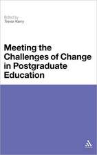 Meeting the Challenges of Change in Postgraduate Education