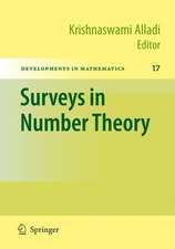 Surveys in Number Theory