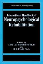 International Handbook of Neuropsychological Rehabilitation