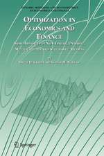 Optimization in Economics and Finance: Some Advances in Non-Linear, Dynamic, Multi-Criteria and Stochastic Models