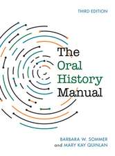 ORAL HISTORY MANUAL 3ED