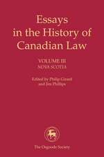 Essays in the History of Canadian Law