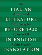 Italian Literature Before 1900 in English Translation