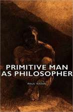 Primitive Man as Philosopher