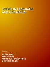 Studies in Language and Cognition