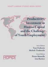 Productivity, Investment in Human Capital and the Challenge of Youth Employment