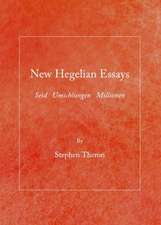 New Hegelian Essays: Seid Umschlungen Millionen