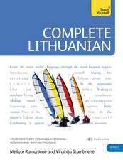 Ramoniene, M: Complete Lithuanian Beginner to Intermediate C