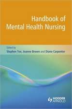 Handbook of Mental Health Nursing