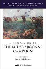 A Companion to the Meuse–Argonne Campaign