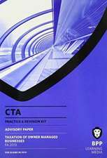 CTA Taxation of Owner Managed Business FA2013