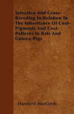 Selection And Cross-Breeding In Relation To The Inheritance Of Coat-Pigments And Coat-Patterns In Rats And Guinea-Pigs