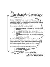 The Wheelwright Genealogy