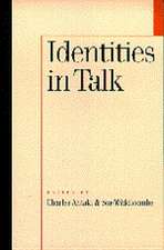 Identities in Talk