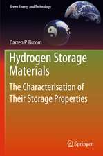 Hydrogen Storage Materials: The Characterisation of Their Storage Properties