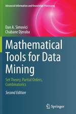 Mathematical Tools for Data Mining