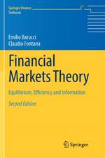 Financial Markets Theory: Equilibrium, Efficiency and Information