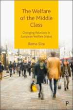 The Welfare of the Middle Class – Changing Relatio ns in European Welfare States