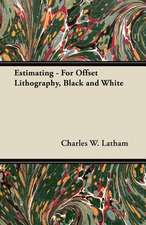 Estimating - For Offset Lithography, Black and White