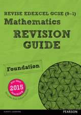 Pearson REVISE Edexcel GCSE Maths (Foundation) Revision Guide: incl. online revision, quizzes and videos - for 2025, 2026 exams