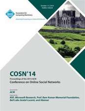 Cosn 2014, ACM Conference on Online Social Networks