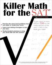 Killer Math for the SAT