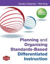 Planning and Organizing Standards-Based Differentiated Instruction