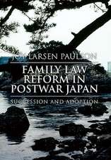 Joy Larsen Paulson: Family Law Reform in Postwar Japan