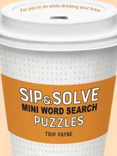 Sip & Solve Mini Word Search Puzzles