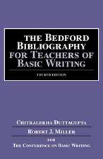 The Bedford Bibliography for Teachers of Basic Writing