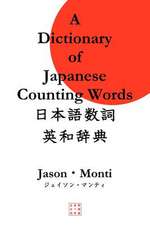 A Dictionary of Japanese Counting Words