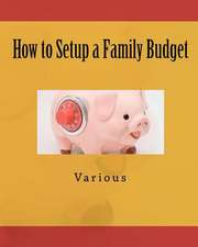 How to Setup a Family Budget