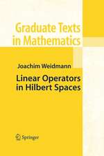 Linear Operators in Hilbert Spaces