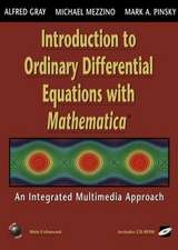 Introduction to Ordinary Differential Equations with Mathematica: An Integrated Multimedia Approach