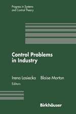 Control Problems in Industry: Proceedings from the SIAM Symposium on Control Problems San Diego, California July 22–23, 1994