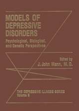 Models of Depressive Disorders: Psychological, Biological, and Genetic Perspectives