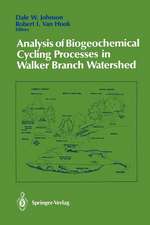 Analysis of Biogeochemical Cycling Processes in Walker Branch Watershed