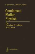 Condensed Matter Physics