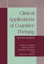 Clinical Applications of Cognitive Therapy