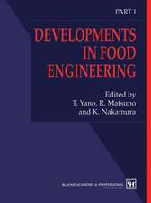 Developments in Food Engineering: Proceedings of the 6th International Congress on Engineering and Food