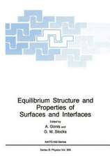 Equilibrium Structure and Properties of Surfaces and Interfaces