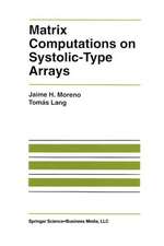 Matrix Computations on Systolic-Type Arrays