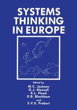 Systems Thinking in Europe