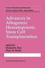 Advances in Allogeneic Hematopoietic Stem Cell Transplantation