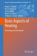 Basic Aspects of Hearing: Physiology and Perception