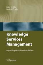 Knowledge Services Management