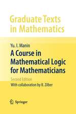 A Course in Mathematical Logic for Mathematicians